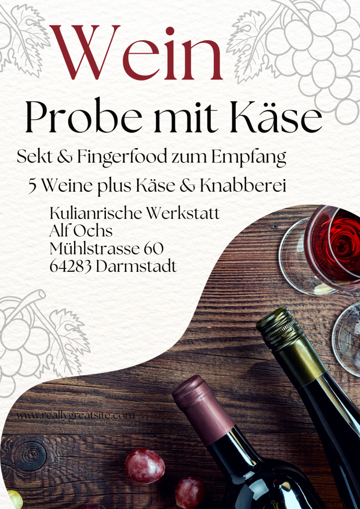 Weinprobe mit Käse