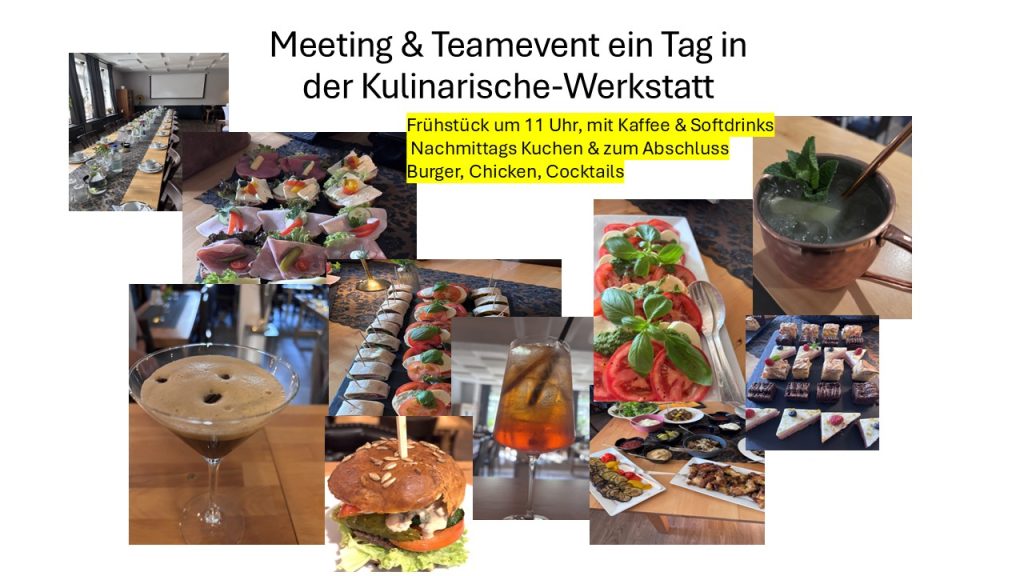 Genussevents in der Kulianrische-Werkstatt