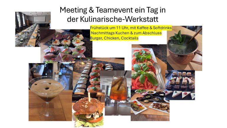 Genussevents in der Kulianrische-Werkstatt