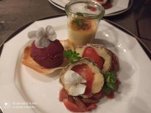 Menüdessert im Catering