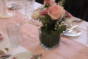 Blumendeko für ein Event